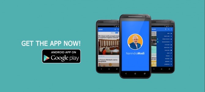 Official Mobile App Of PM Narendra Modi Launched