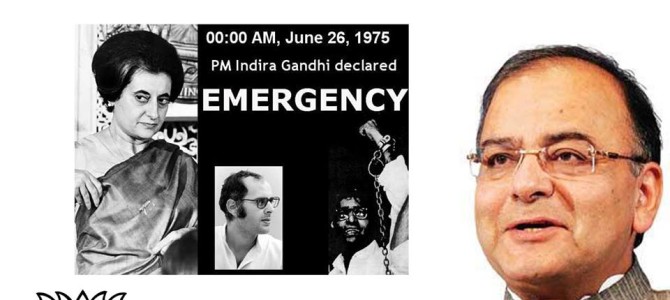 Those Behind Emergency Talk About Intolerance said Finance Minister Arun Jaitley Those Behind Emergency Talk About Intolerance said Finance Minister Arun Jaitley