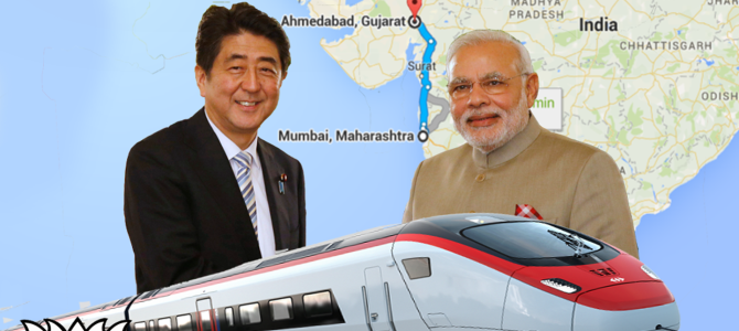 Japanese Prime Minister Shinzō Abe and Indian Prime Minister Narendra Modi welcomed the signing of the MoUs that will bring Japan’s high-speed trains to the Mumbai-Ahmedabad route.