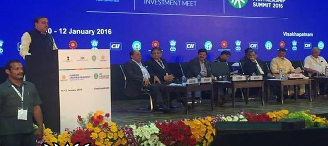 Announcements of various central Government projects by Union Minister Sri.Ananth Kumar at the CII Partnership Summit stood as highlight